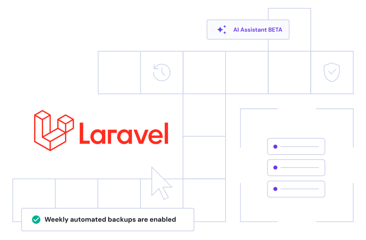 laravel hero sectie