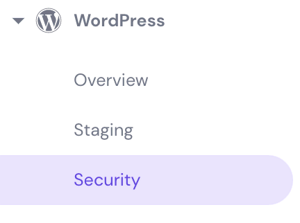 WordPress en hPanel