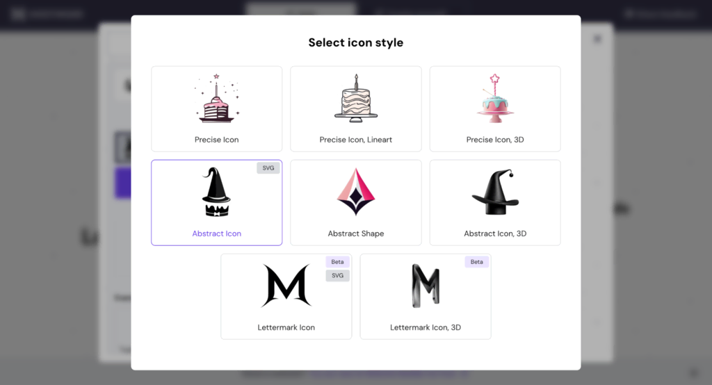 Pictogramstijl wijzigen.