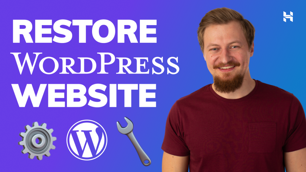 How to restore a WordPress website – video guide