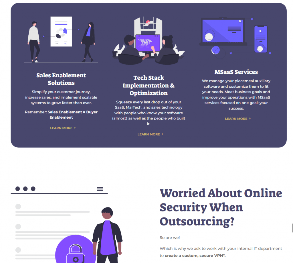 exemples-de-sites-storybrand Utiliser les techniques de StoryBrand pour adapter votre histoire à un public