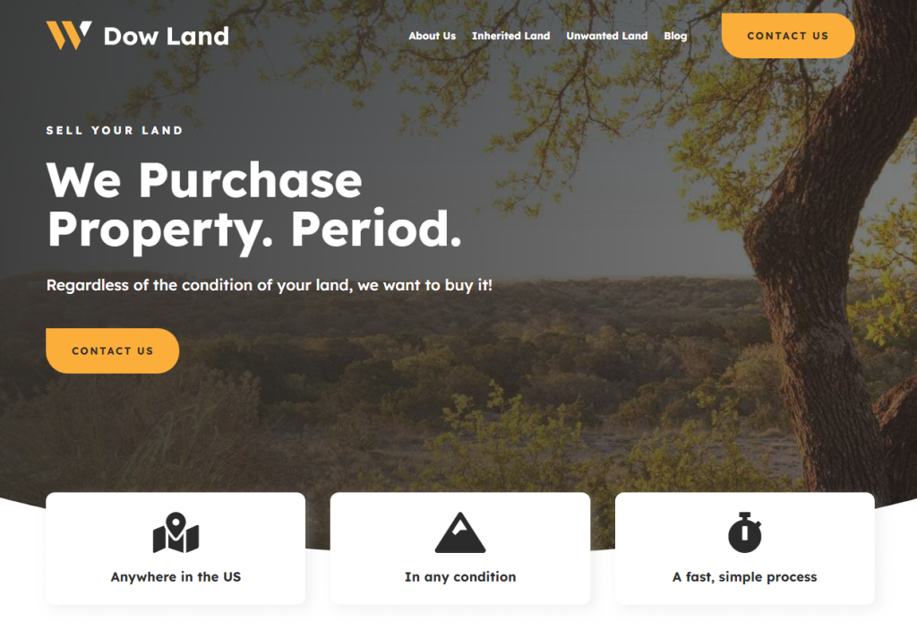 exemples-de-sites-storybrand Le site web StoryBrand de Dow Land