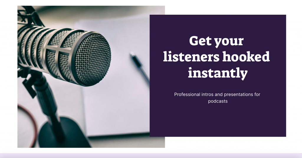 Sitio web de Intro Para Podcast